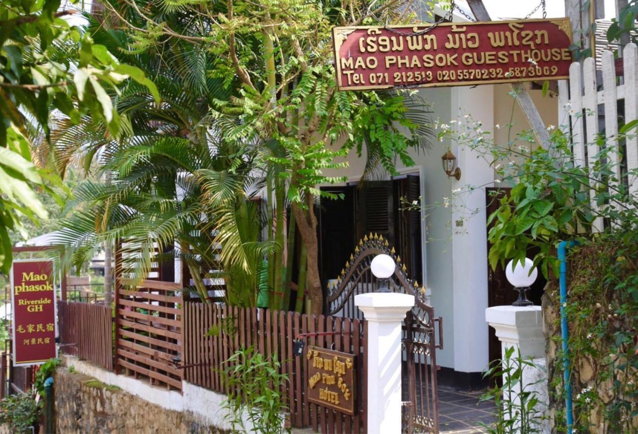 Mao Phasok Riverside Guesthouse Luang Prabang Buitenkant foto